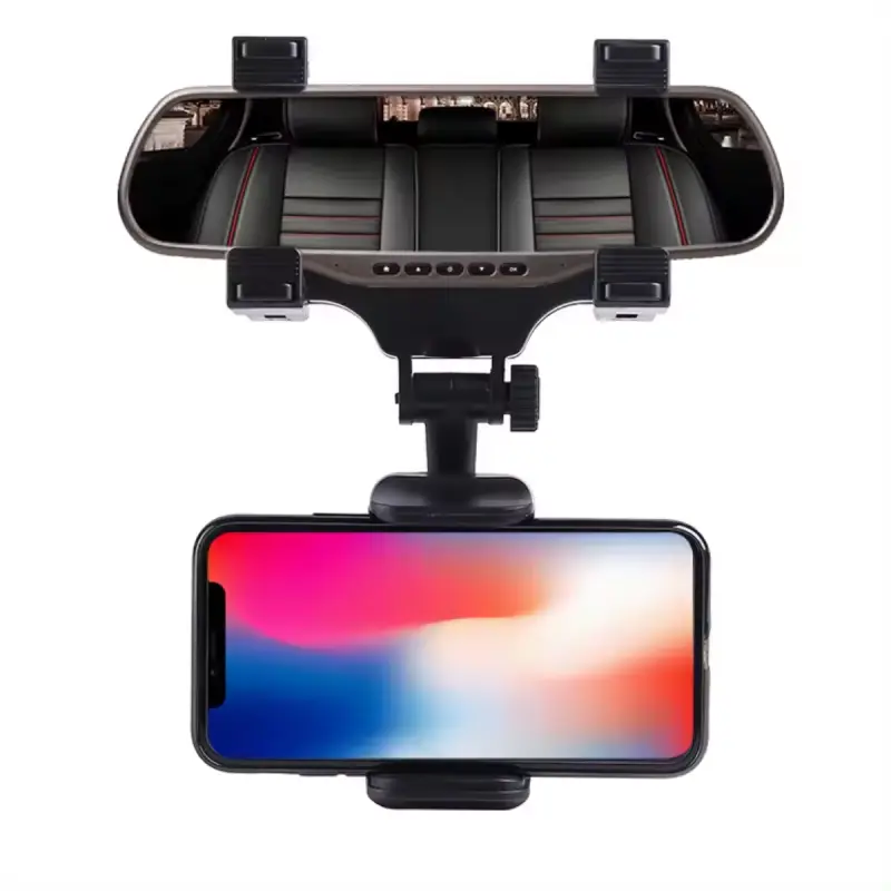 Support Téléphone Rétroviseur Voiture Universel