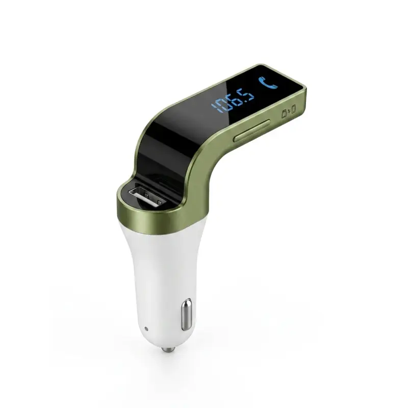 Transmetteur FM Bluetooth Voiture CarG7 – Chargeur USB – Lecteur MP3 – Kit Mains Libres – Affichage Digital