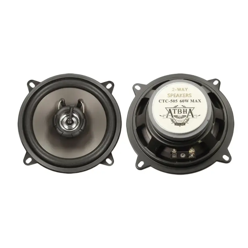 Haut-Parleurs Auto Alfa ZA-505 – 1 pièce - 2 Voies Hi-Fi Car – 60W Max – Ø 130 mm – PP Cone Digital