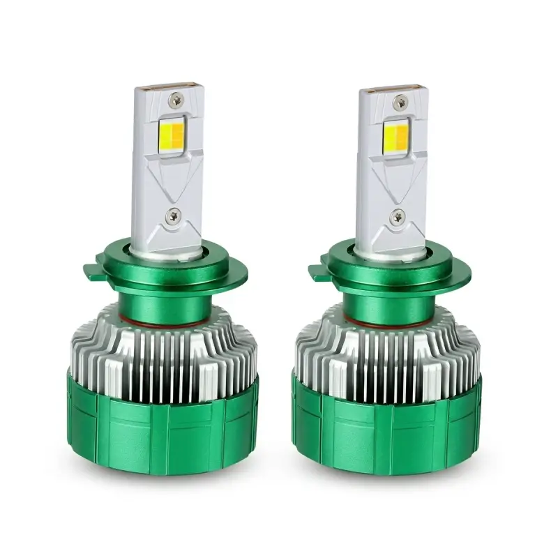 Kit d'Ampoules LED Dragon V12 – Phares Voiture Haute Luminosité – IP67 Waterproof – Ventilateur Silencieux Intégré