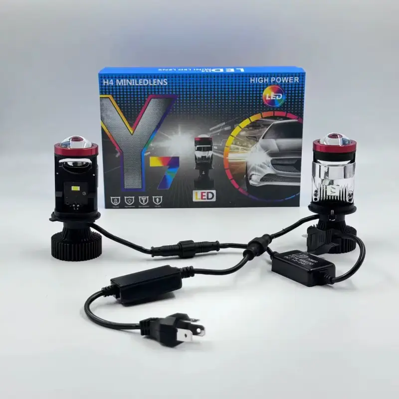 Ampoules LED DSK H4 Mini Lentille Y7 – Éclairage voiture haute puissance Tunisie
