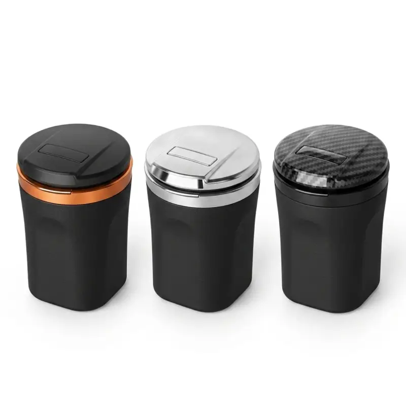 Cendrier Voiture LED Compact – Anti-Odeur & Design Élégant