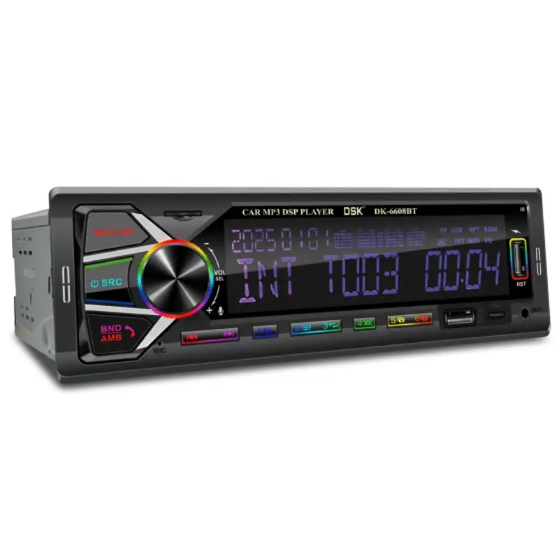 Autoradio Bluetooth DSK DK-6608BT RGB USB/SD/FM