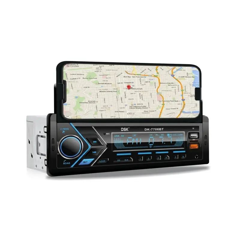 Autoradio Bluetooth DSK DK-7706BT RGB USB SD FM