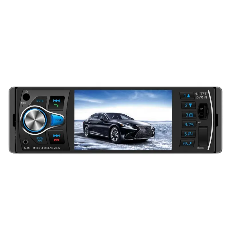 Autoradio 4.1" MP5 Bluetooth Mirror Link Écran Couleur